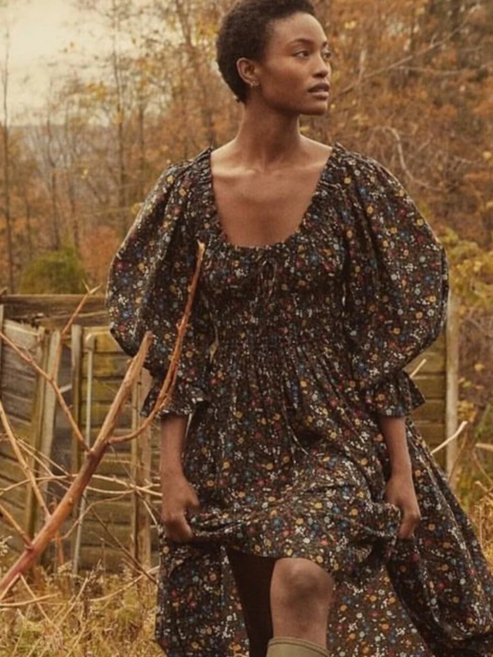Doen Isolde Dress Dusk Lily of the Valley